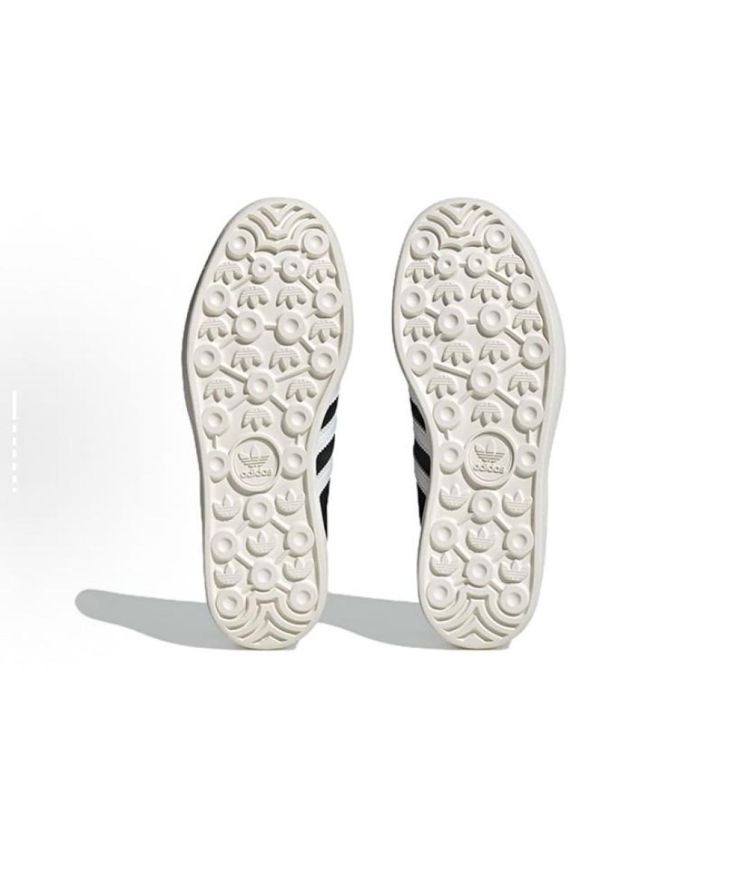 ADIDAS Черные замшевые низкие кроссовки / кеды, фото 7