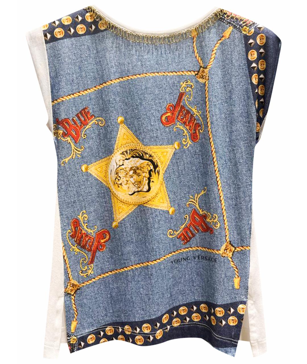 VERSACE Белый хлопковый детская футболка / топ, фото 1