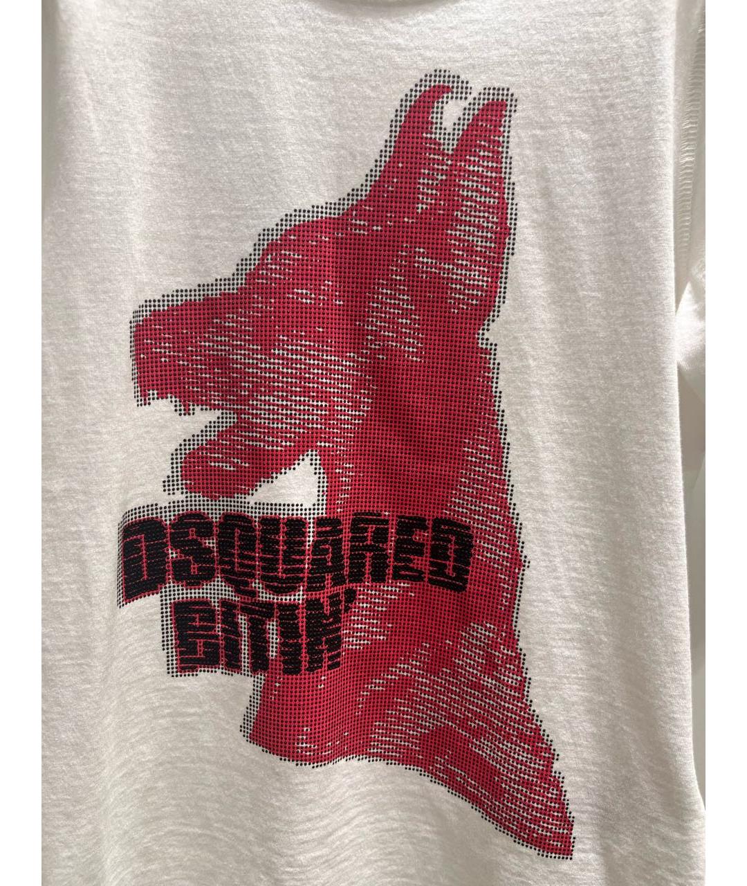 DSQUARED2 KIDS Белый хлопковый детская футболка / топ, фото 4