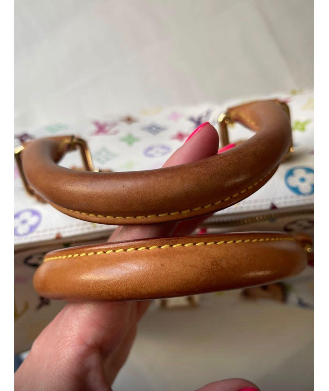 LOUIS VUITTON Белая сумка с короткими ручками, фото 8