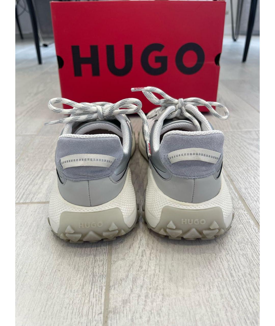 HUGO BOSS Белые кроссовки, фото 4