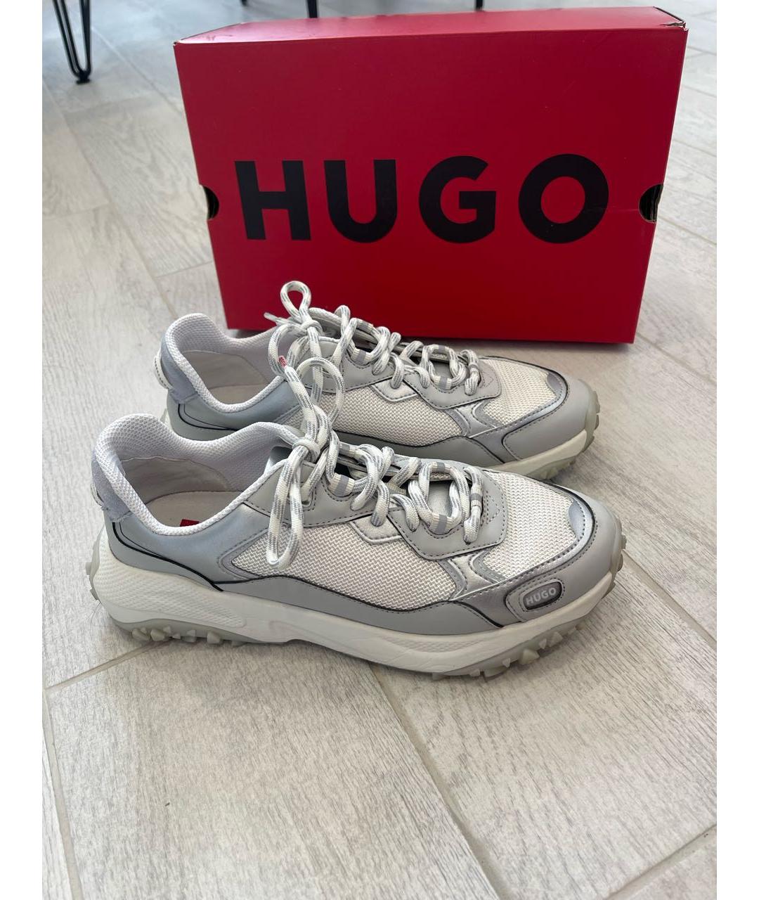 HUGO BOSS Белые кроссовки, фото 5
