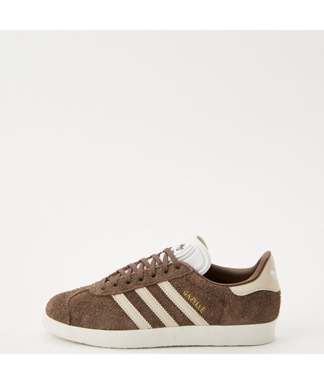 ADIDAS Коричневые замшевые низкие кроссовки / кеды, фото 2