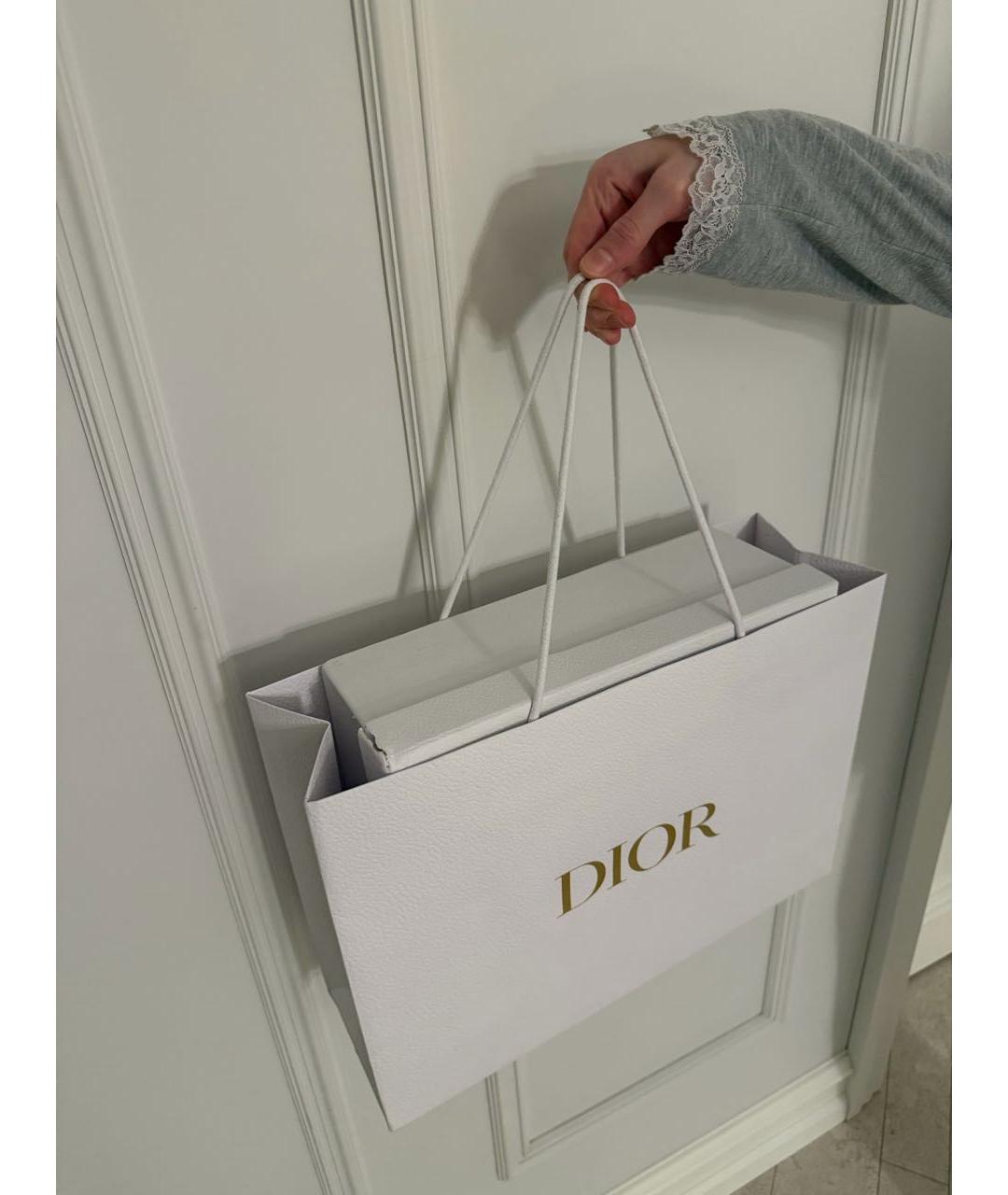 CHRISTIAN DIOR Бежевые текстильные кроссовки, фото 5