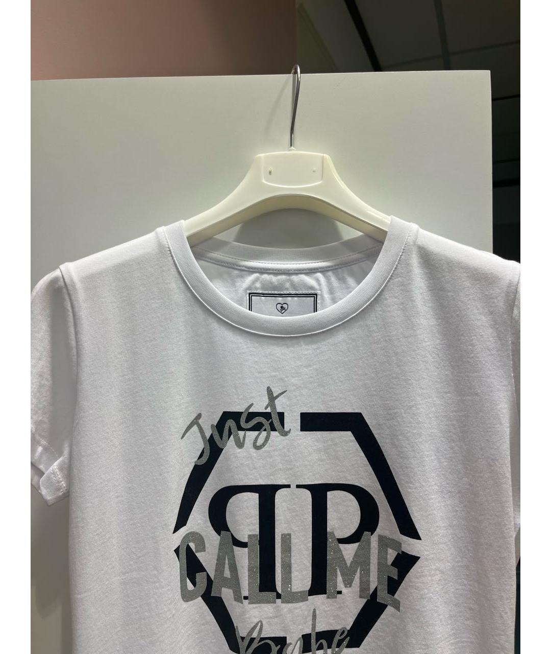 PHILIPP PLEIN Белый хлопковый детская футболка / топ, фото 3
