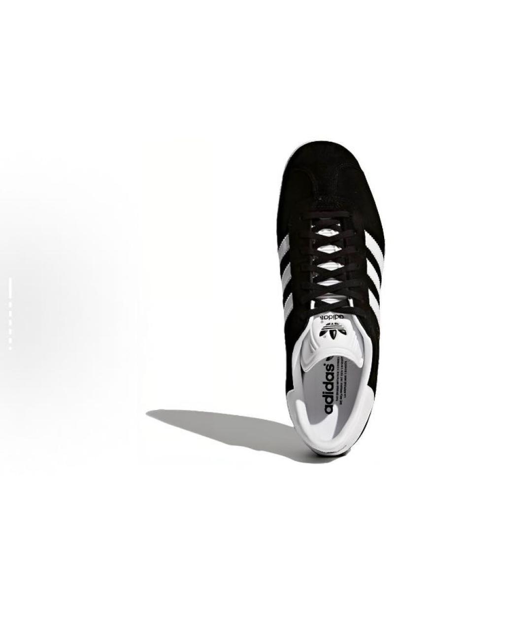 ADIDAS Черные замшевые низкие кроссовки / кеды, фото 5