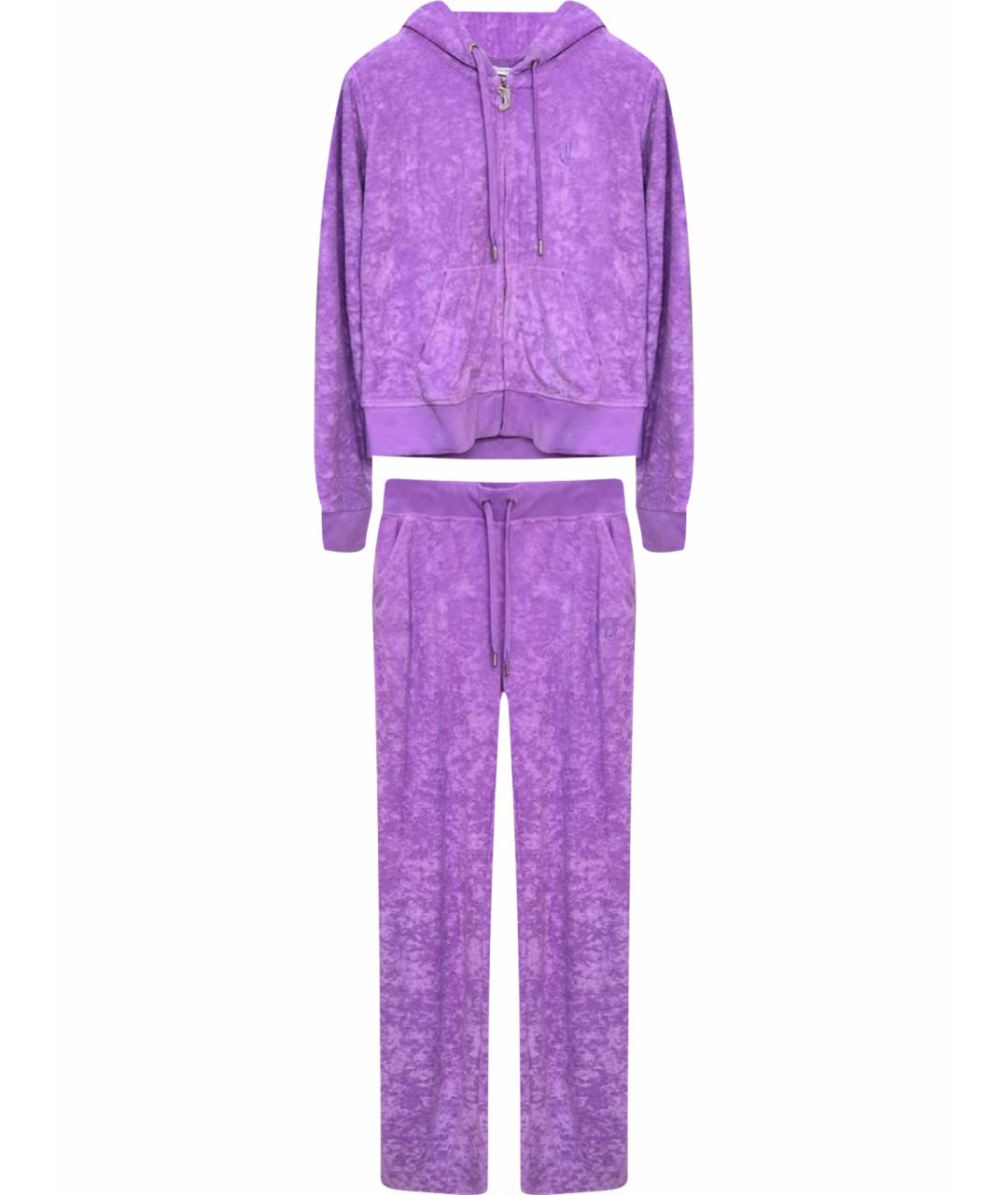 JUICY COUTURE Фиолетовый полиэстеровый костюм с брюками, фото 1