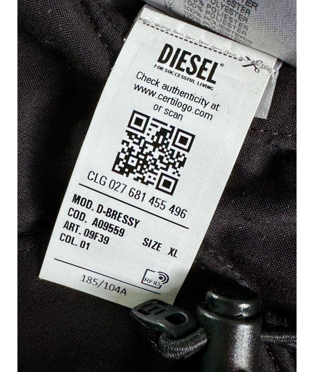 DIESEL Темно-синяя хлопковая куртка, фото 8
