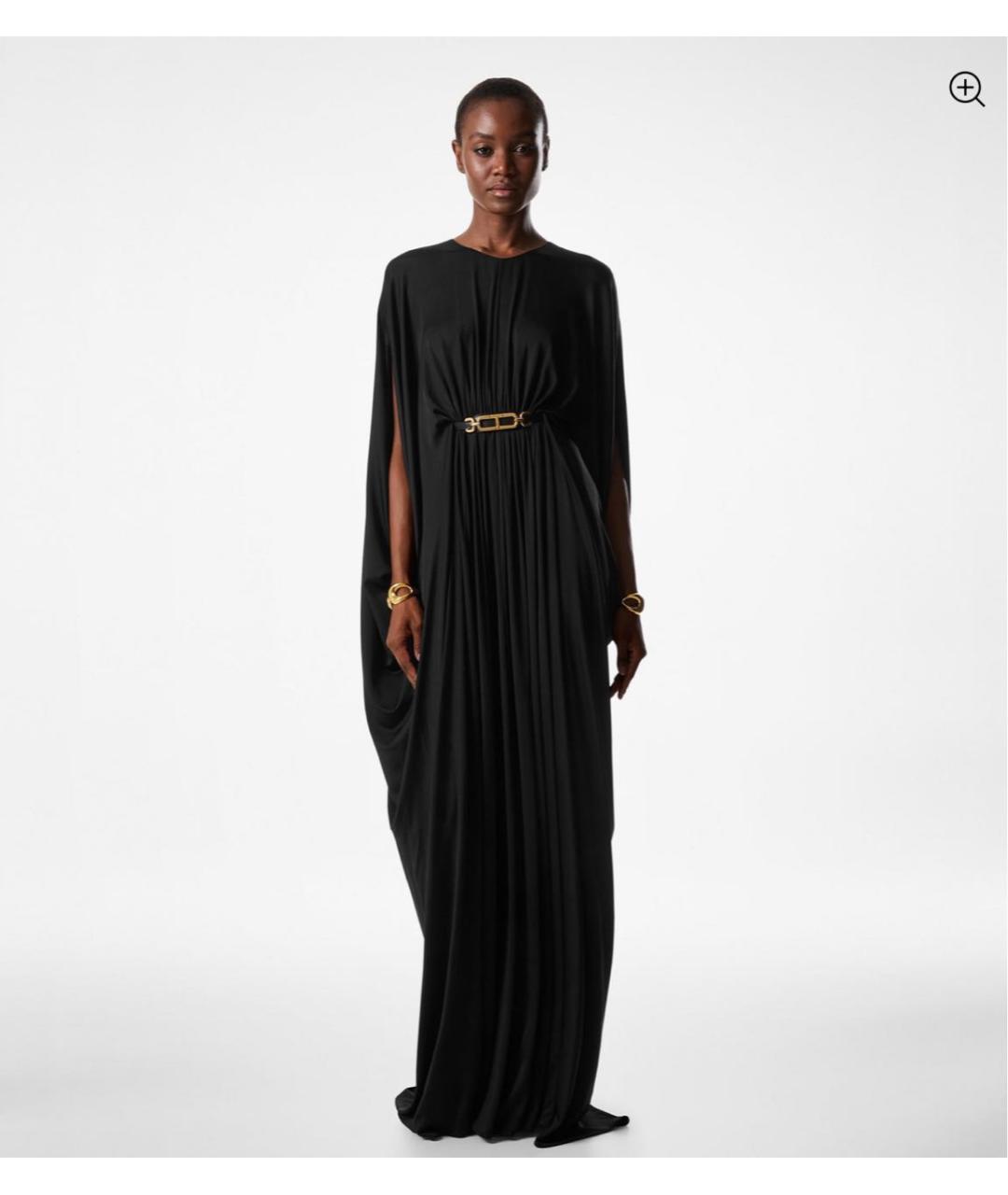 TOM FORD Черное вискозное вечернее платье, фото 3