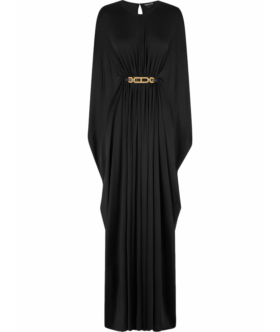 TOM FORD Черное вискозное вечернее платье, фото 1