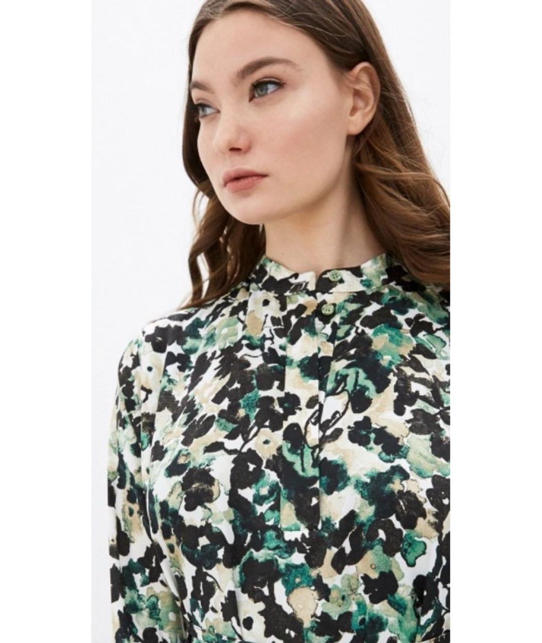 HUGO BOSS Зеленые полиэстеровое повседневное платье, фото 4