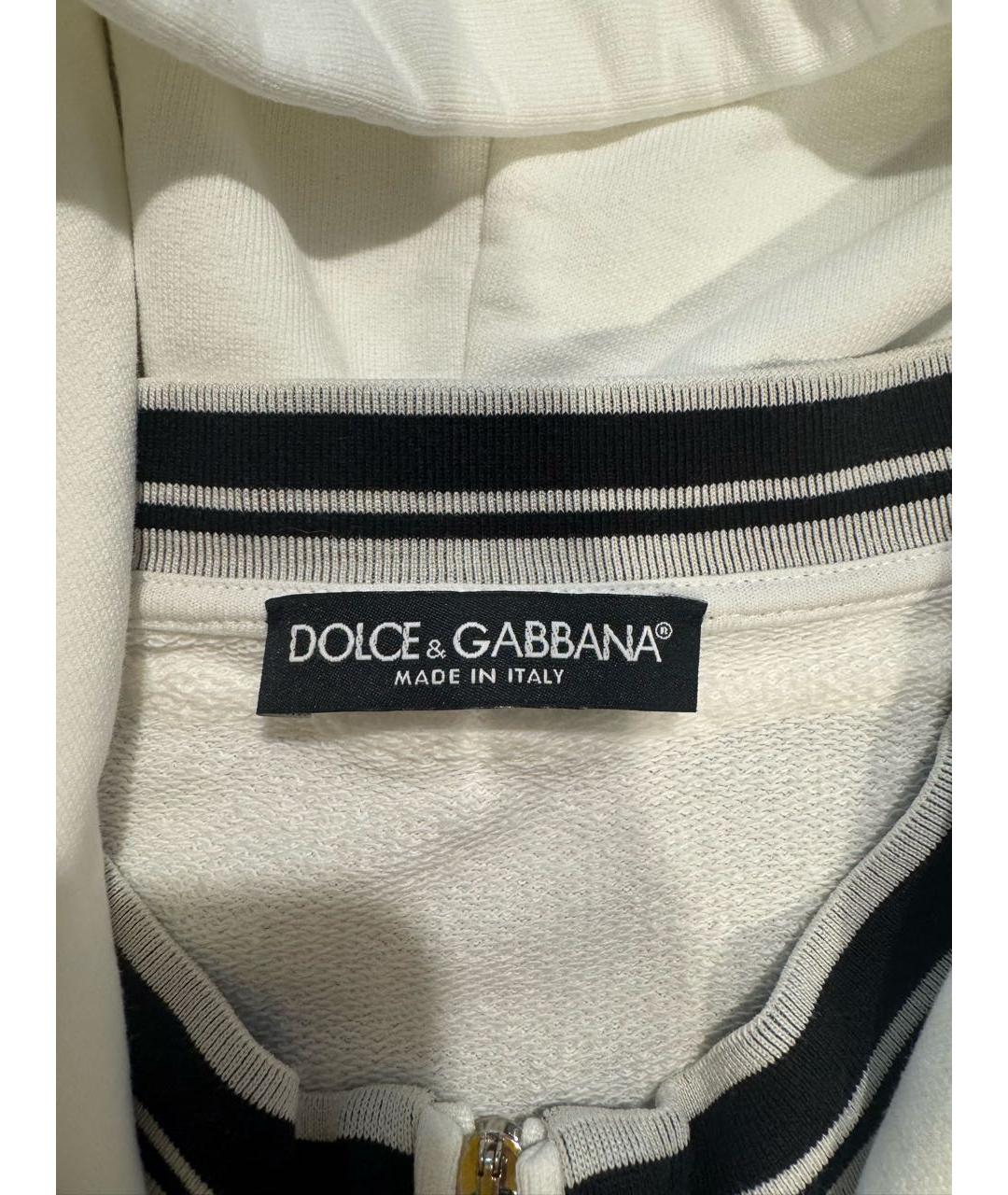 DOLCE&GABBANA Белый хлопковый спортивные костюмы, фото 5