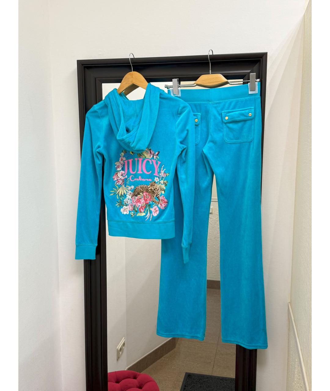 JUICY COUTURE Голубой костюм с брюками, фото 2