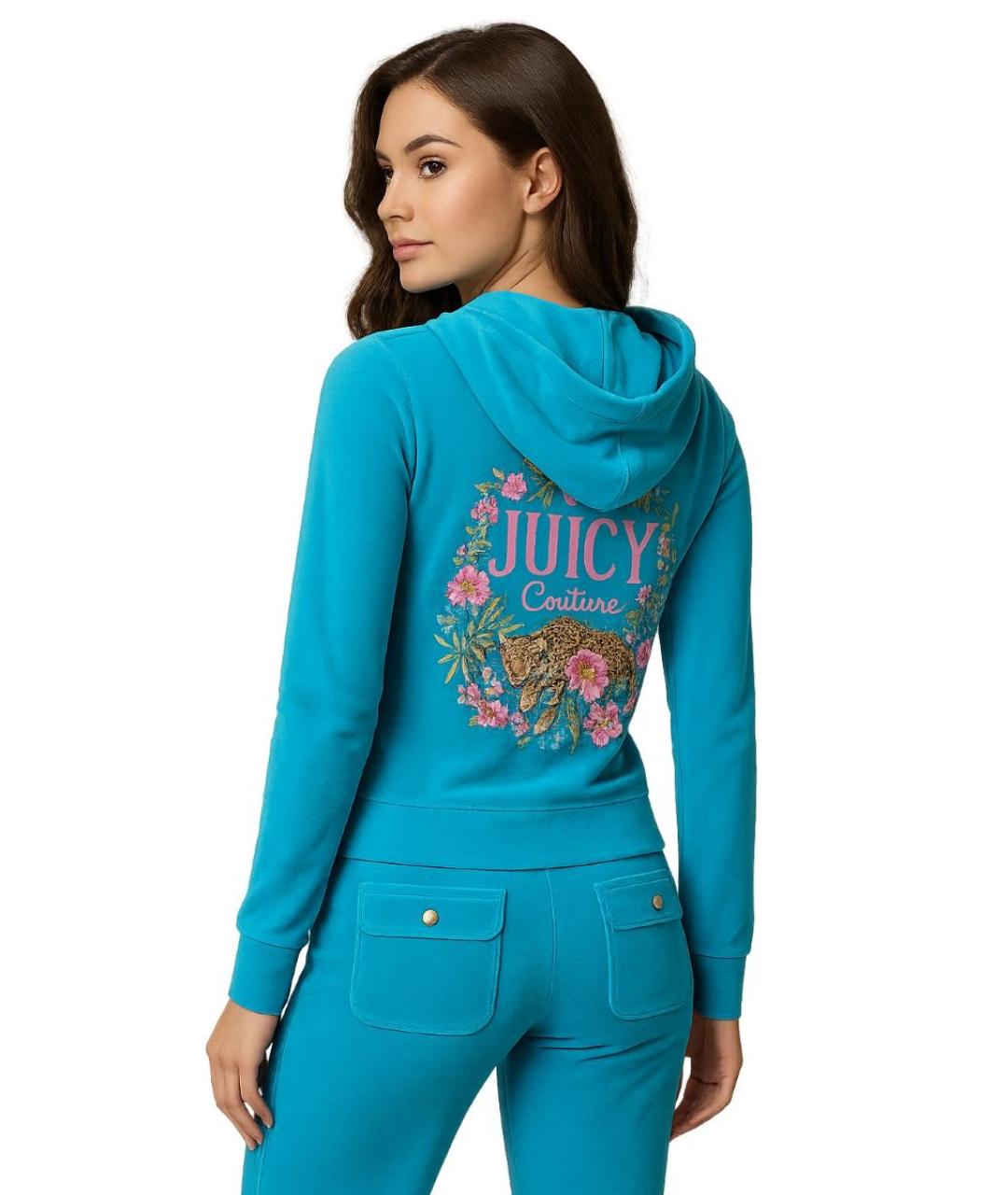 JUICY COUTURE Голубой костюм с брюками, фото 9