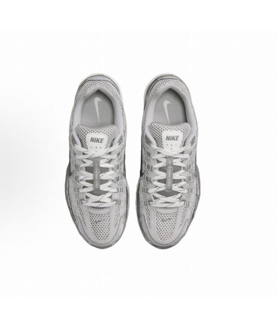 NIKE Серые текстильные низкие кроссовки / кеды, фото 3