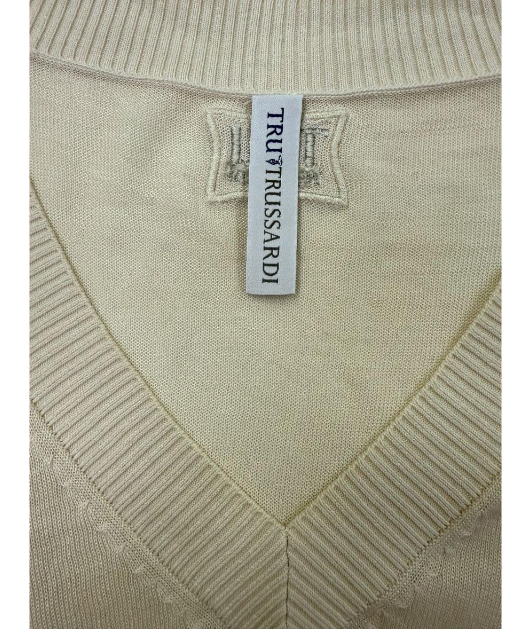 TRUSSARDI Бежевая жилетка, фото 3