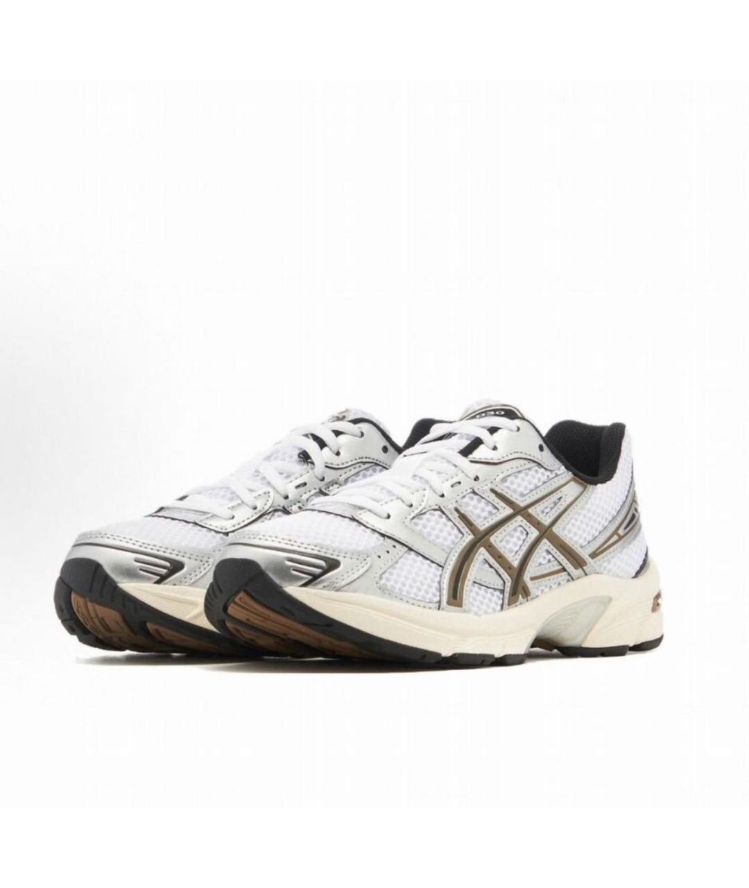 ASICS Серебряные текстильные низкие кроссовки / кеды, фото 2