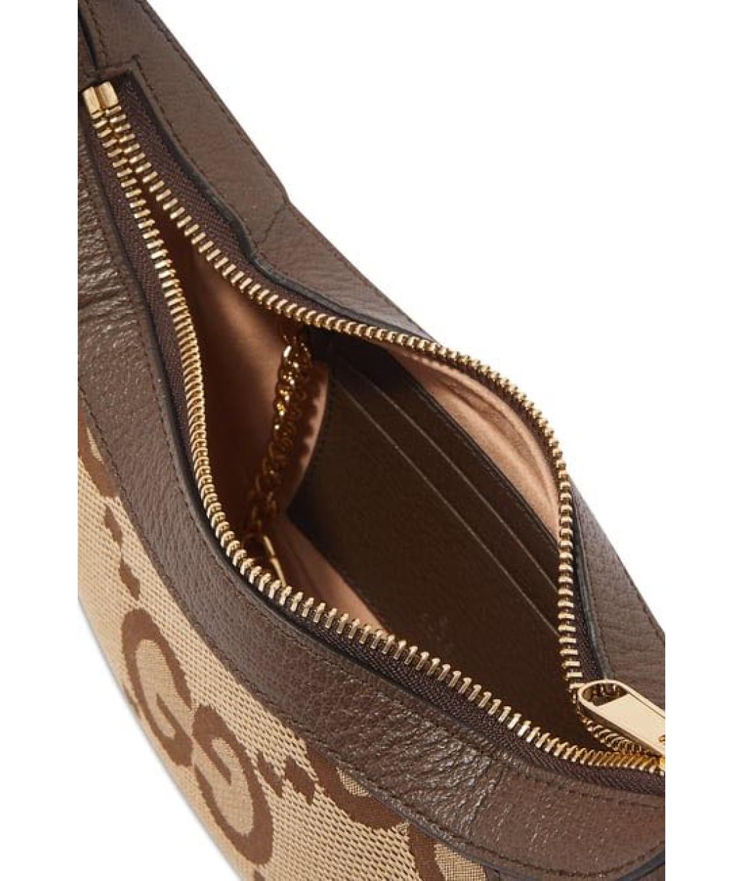 GUCCI Коричневая сумка с короткими ручками, фото 4