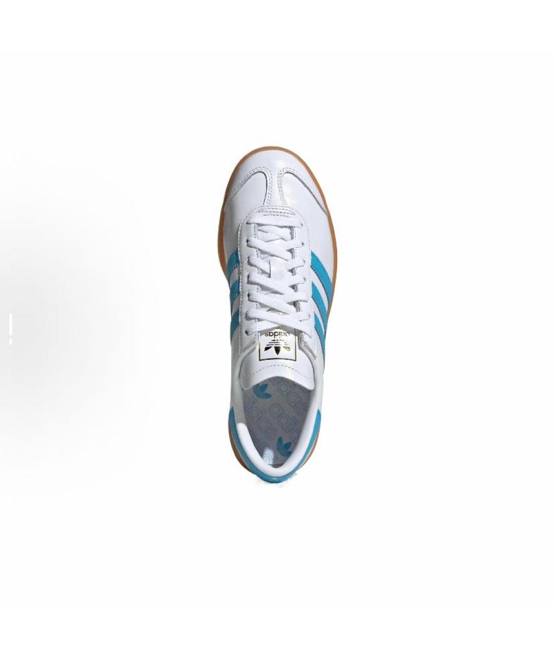 ADIDAS Белые кожаные низкие кроссовки / кеды, фото 5