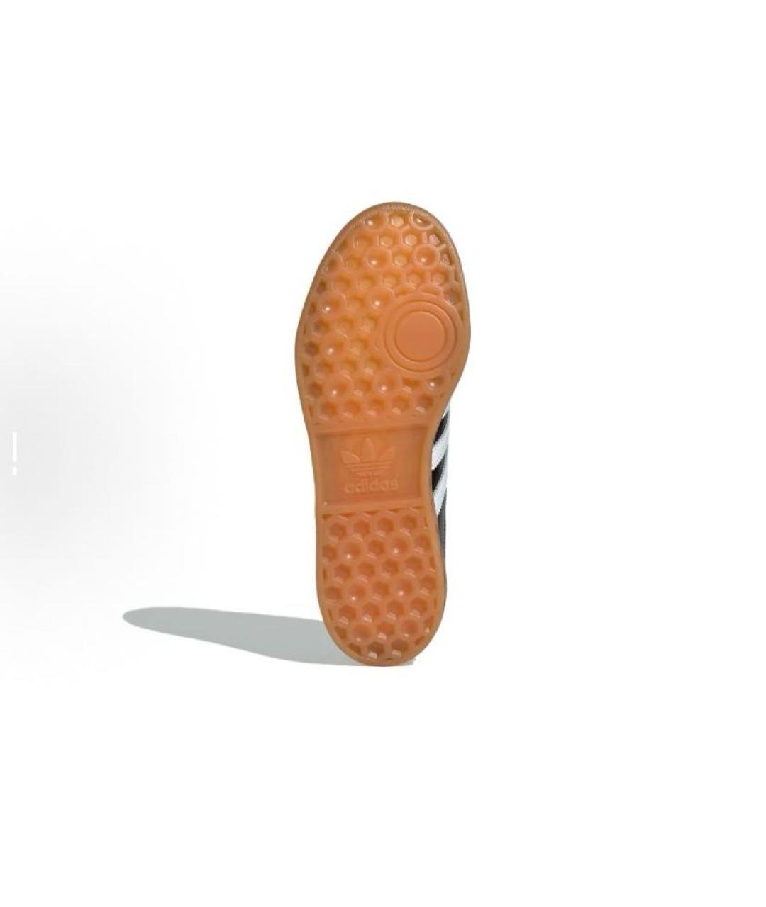 ADIDAS Черные кожаные низкие кроссовки / кеды, фото 7