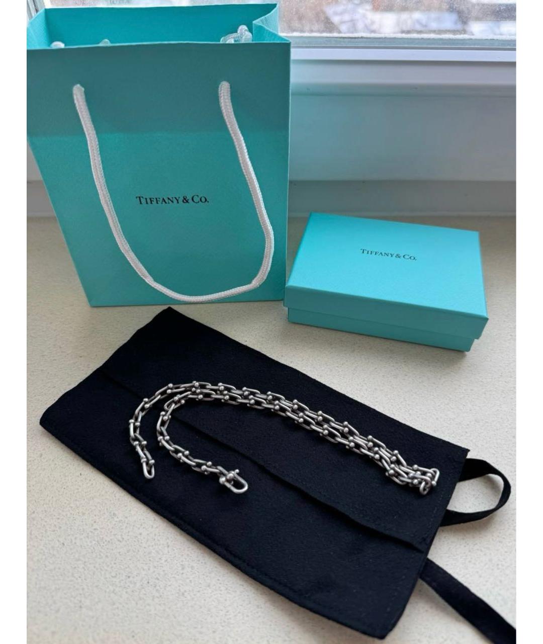 TIFFANY&CO Серебряная серебряная цепочка, фото 5