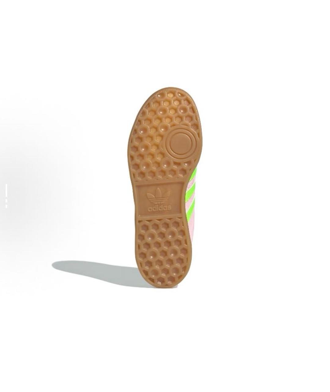 ADIDAS Коралловые замшевые низкие кроссовки / кеды, фото 6