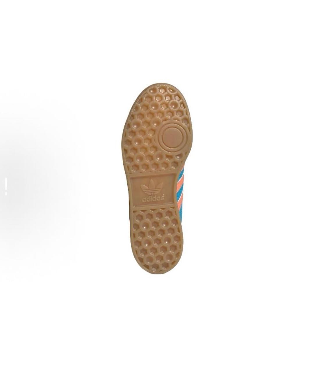 ADIDAS Синие замшевые низкие кроссовки / кеды, фото 7