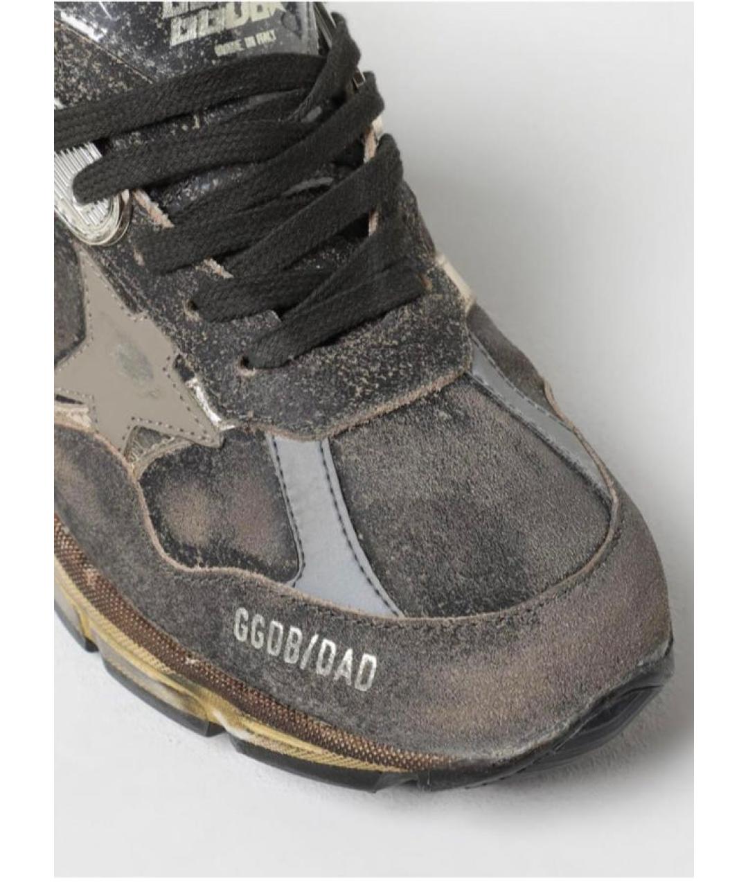 GOLDEN GOOSE DELUXE BRAND Серые кожаные кроссовки, фото 2