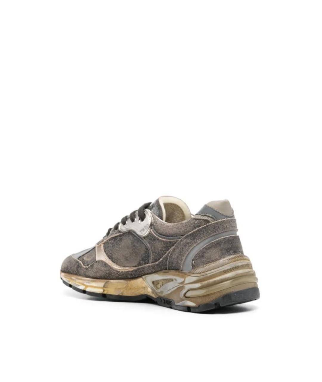 GOLDEN GOOSE DELUXE BRAND Серые кожаные кроссовки, фото 5