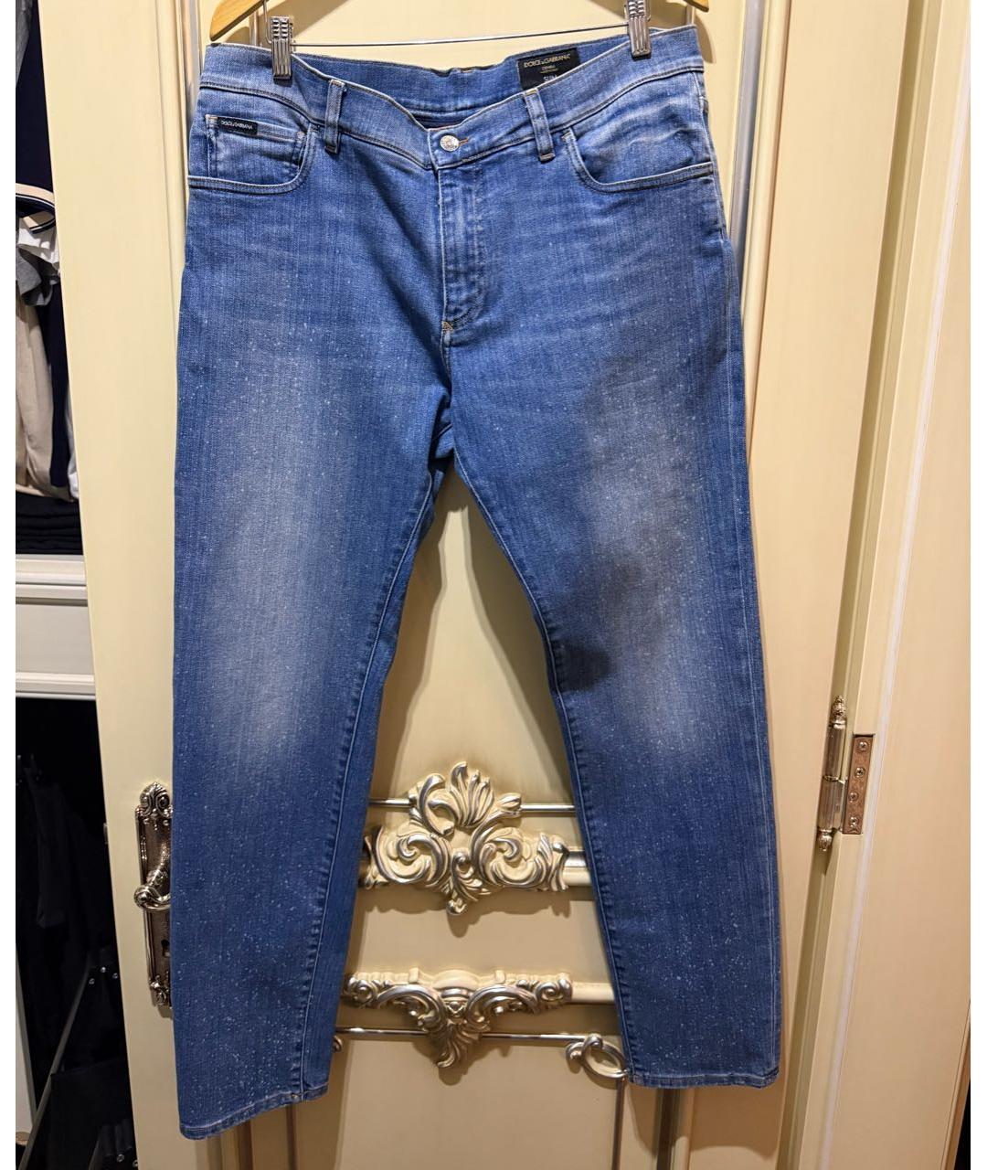 DOLCE&GABBANA Голубые джинсы, фото 6