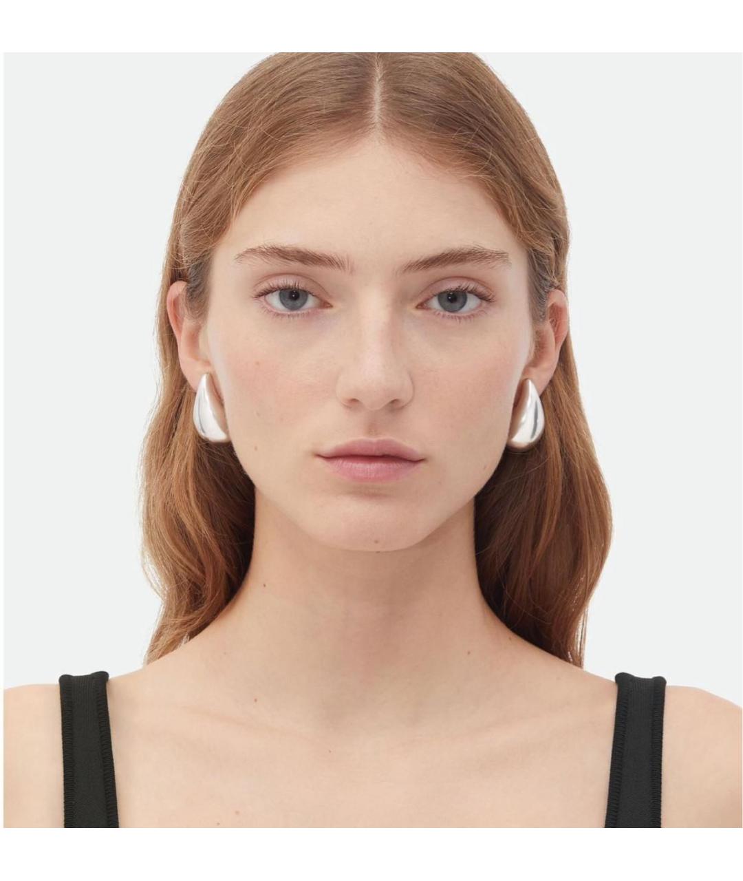 BOTTEGA VENETA Серебряные серебряные серьги, фото 4