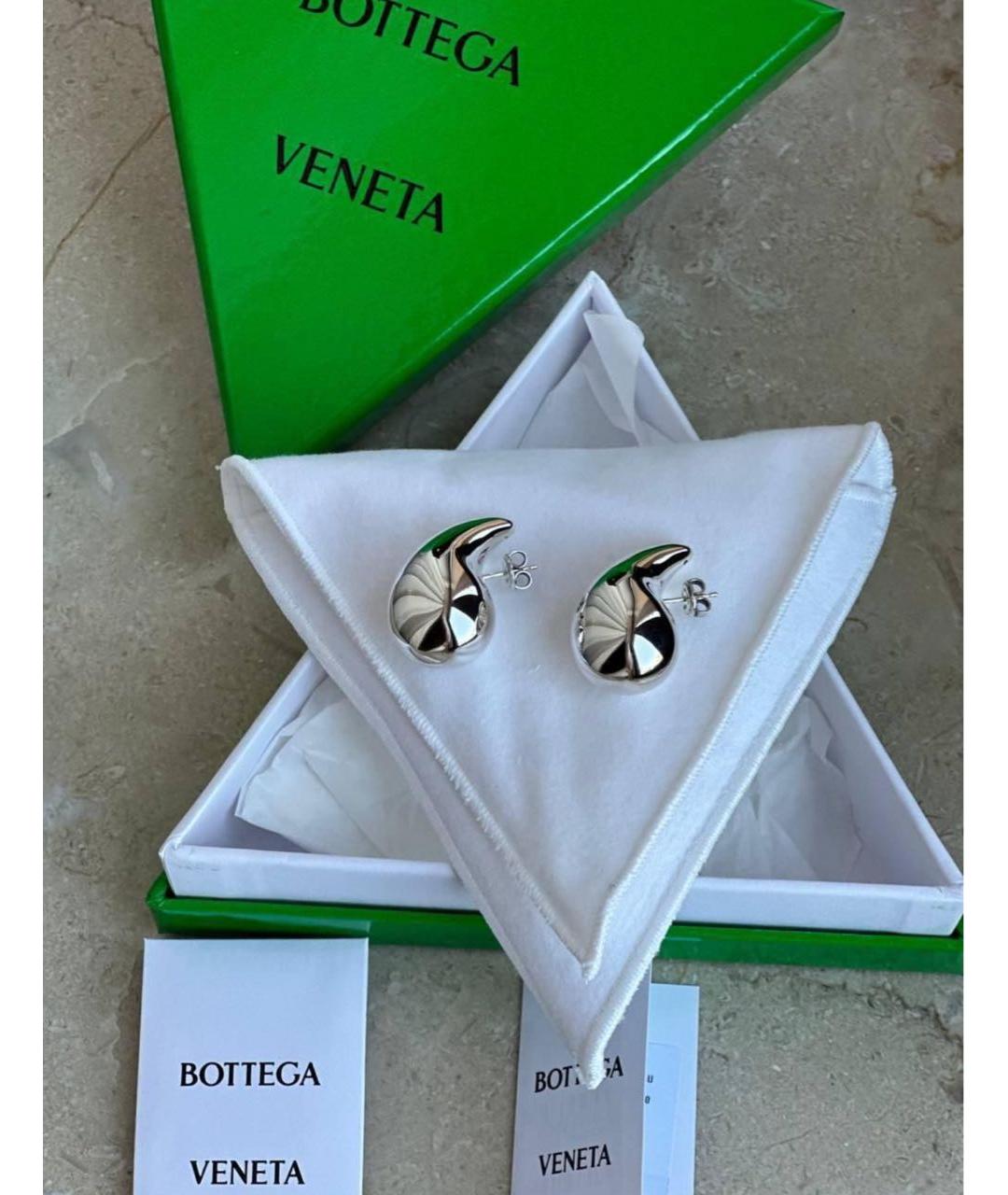 BOTTEGA VENETA Серебряные серебряные серьги, фото 2