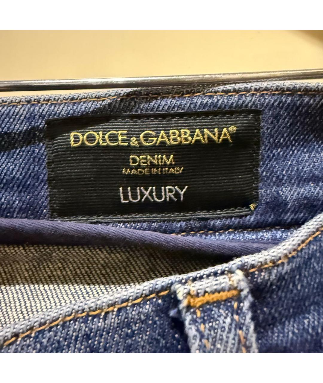 DOLCE&GABBANA Синие джинсы, фото 3