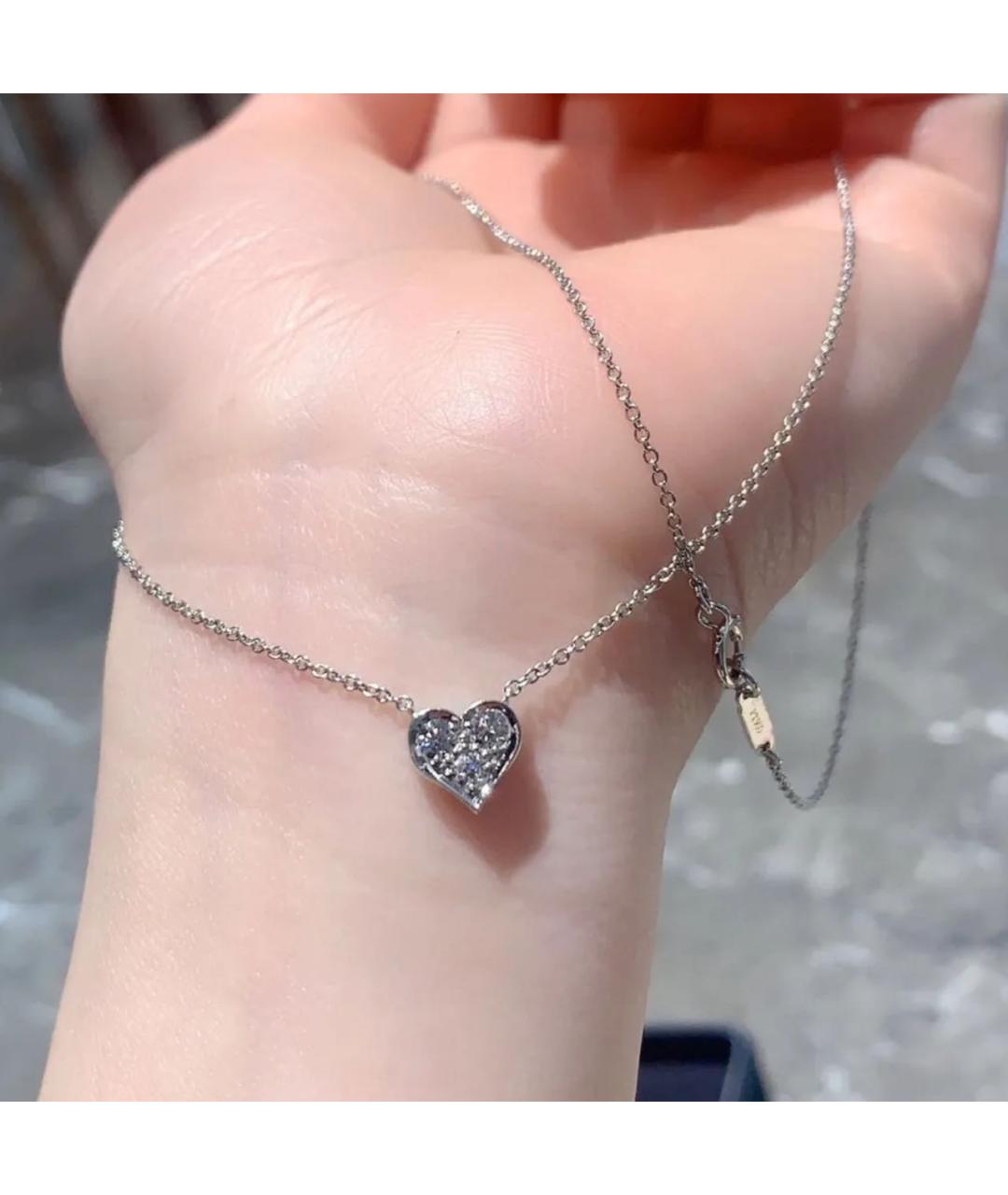 TIFFANY&CO Серебряная платиновая подвеска, фото 5