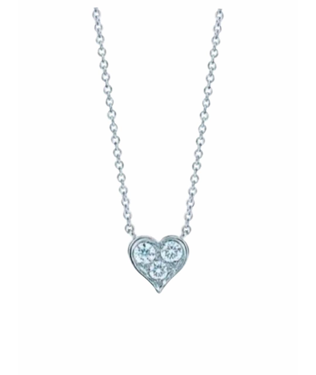 TIFFANY&CO Серебряная платиновая подвеска, фото 1