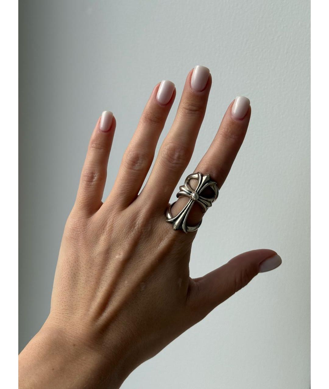CHROME HEARTS Серебряное серебряное кольцо, фото 5