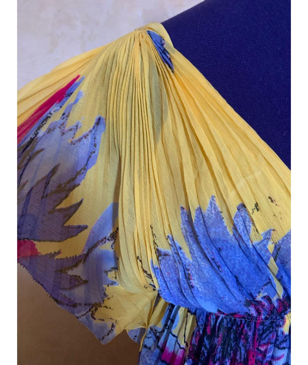 DIANE VON FURSTENBERG Мульти шелковое платье, фото 3