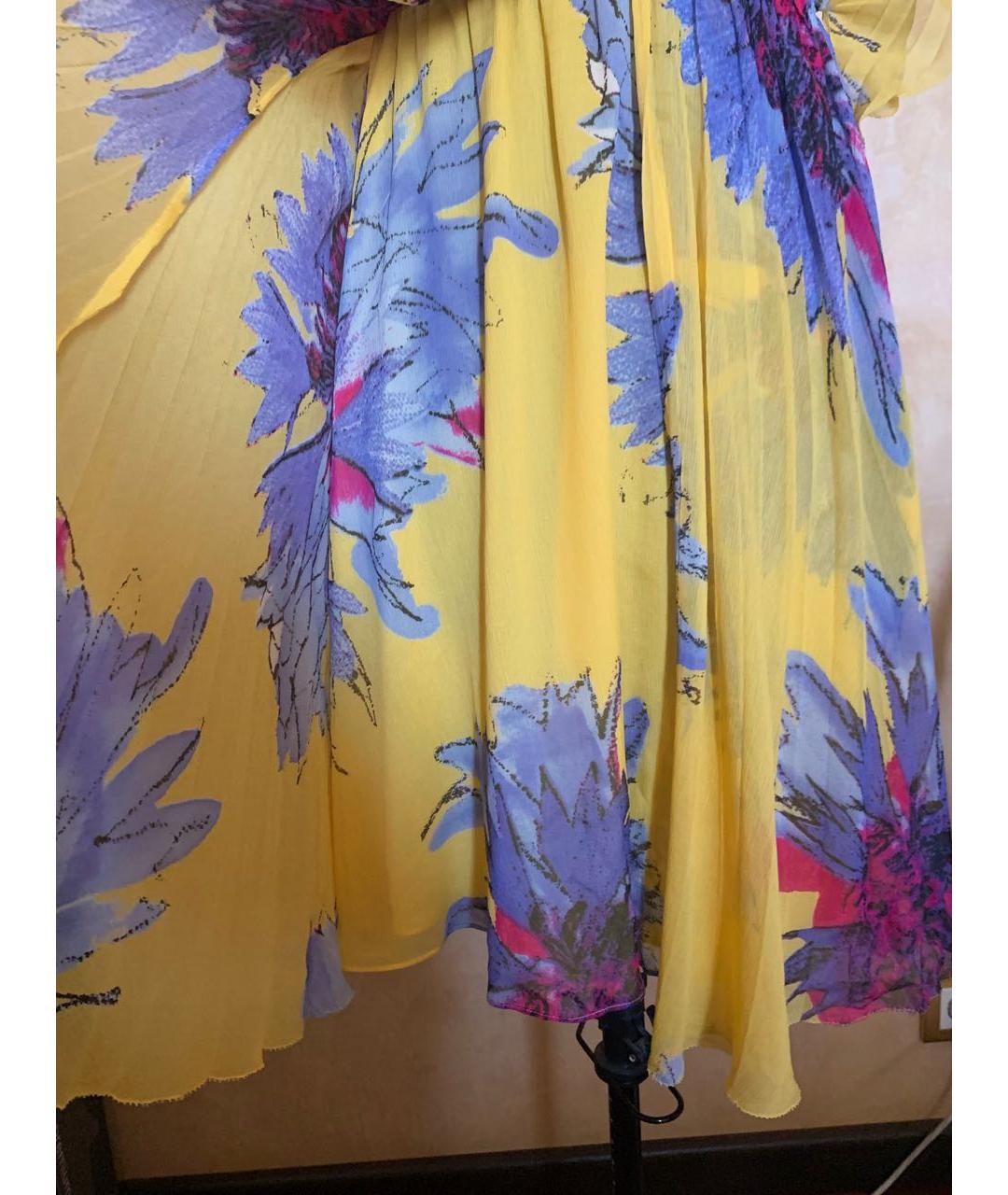 DIANE VON FURSTENBERG Мульти шелковое платье, фото 6