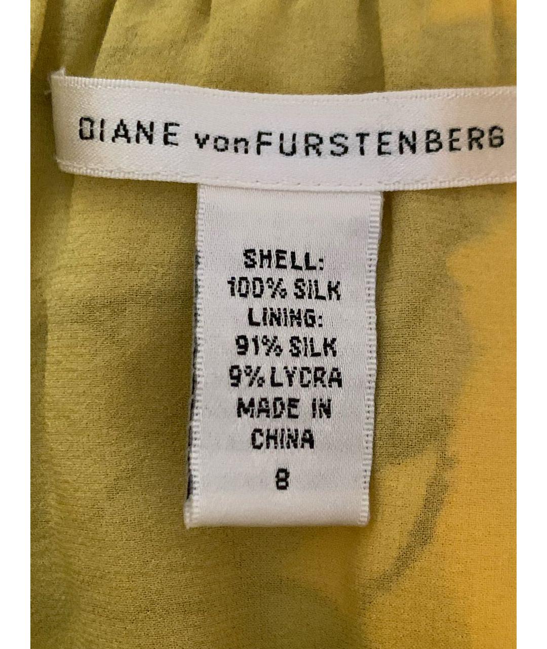 DIANE VON FURSTENBERG Мульти шелковое платье, фото 4