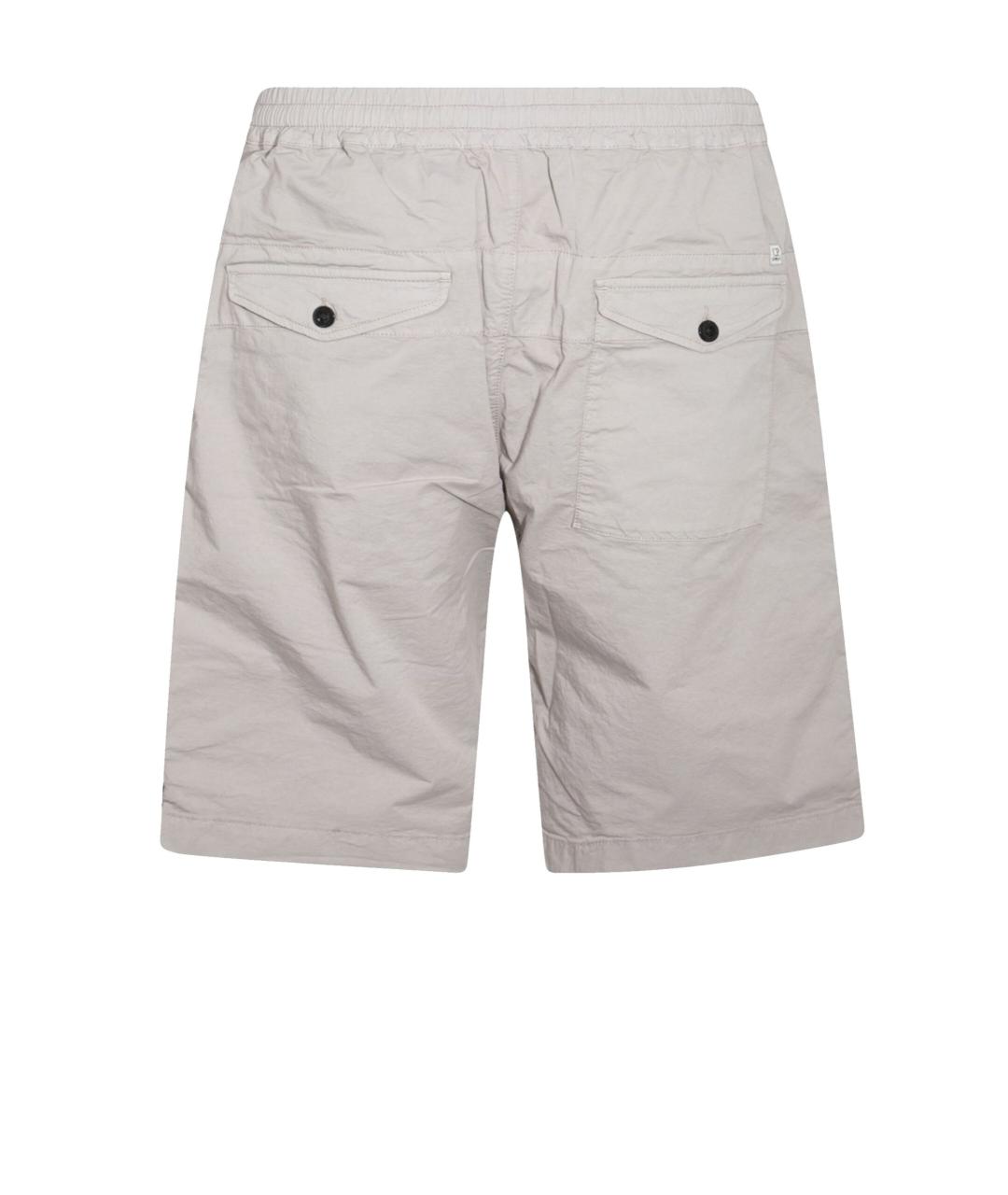 CP COMPANY Серые хлопко-эластановые шорты, фото 2