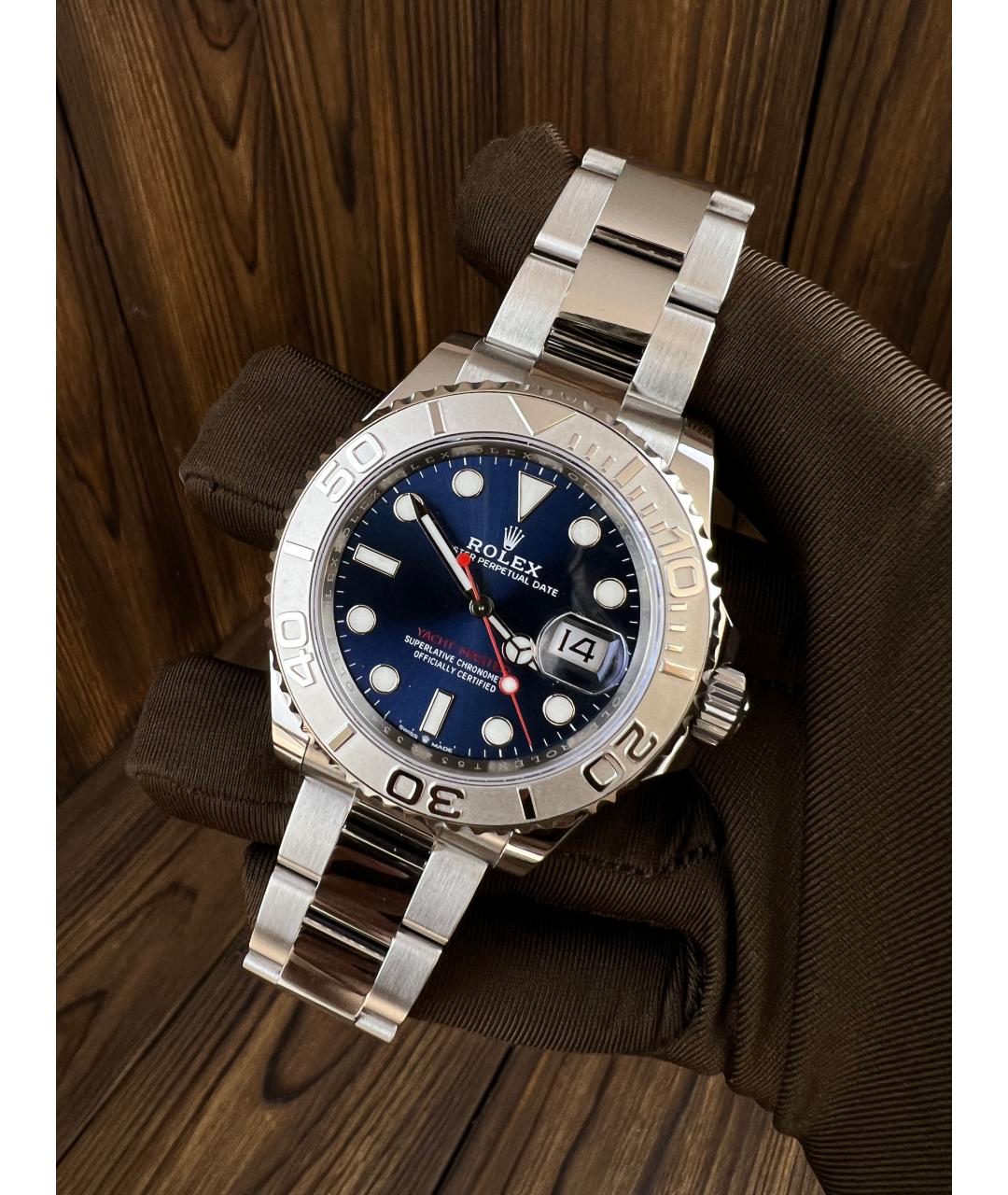 ROLEX Темно-синие часы, фото 3