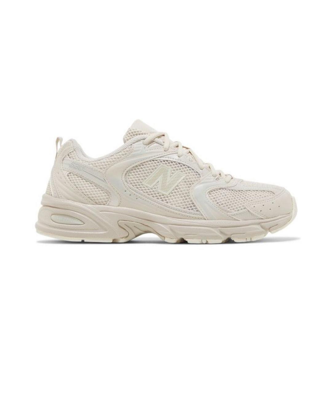 NEW BALANCE Бежевые синтетические кроссовки, фото 1