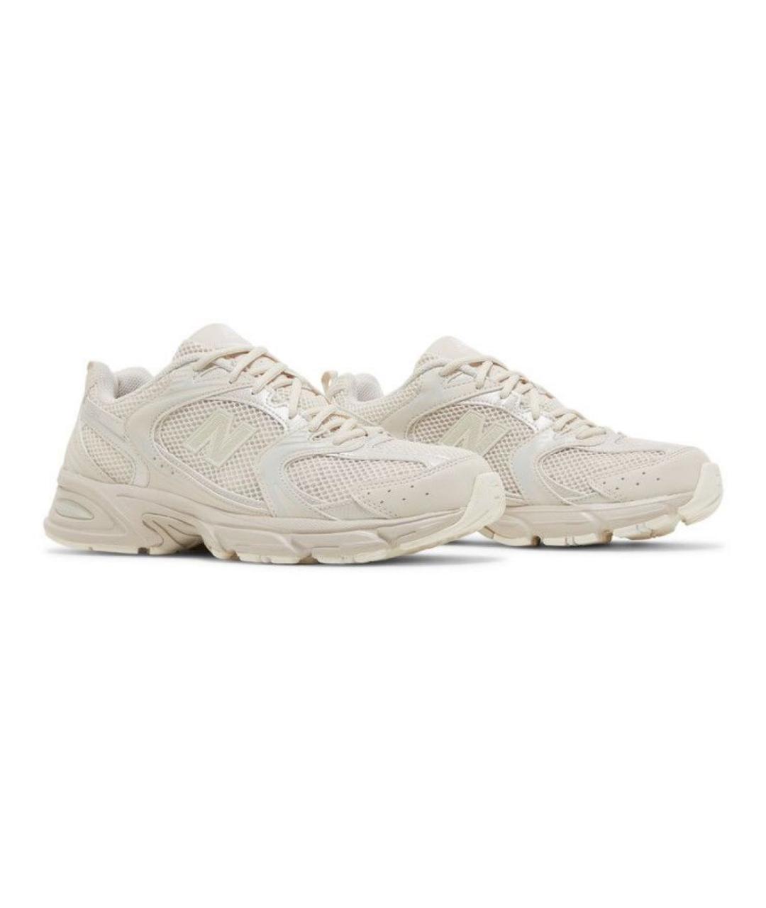 NEW BALANCE Бежевые синтетические кроссовки, фото 2