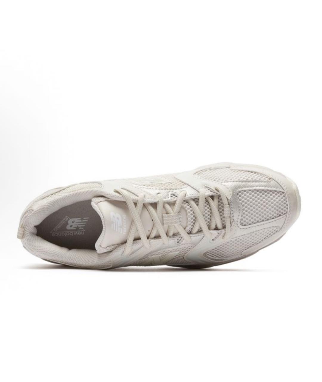 NEW BALANCE Бежевые синтетические кеды, фото 2