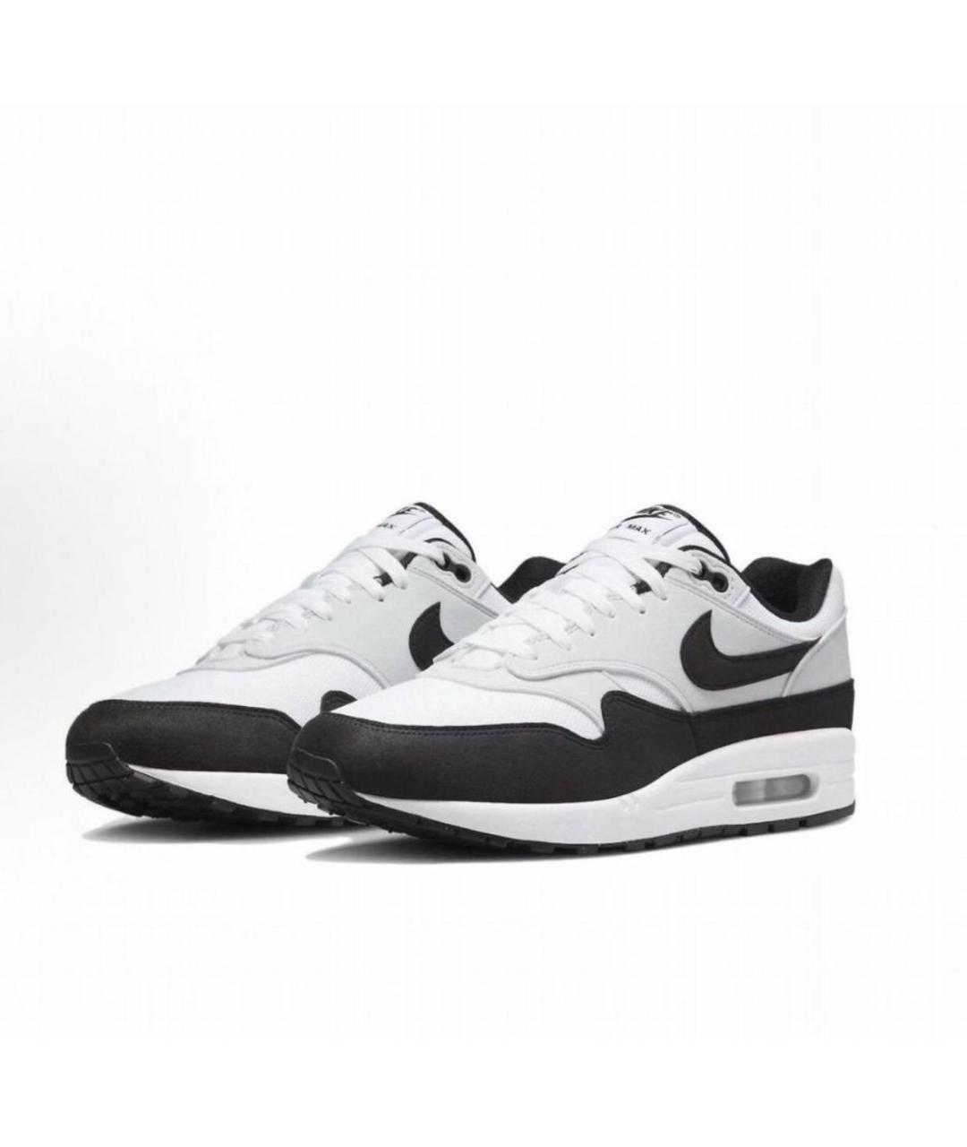 NIKE Черные кожаные низкие кроссовки / кеды, фото 2