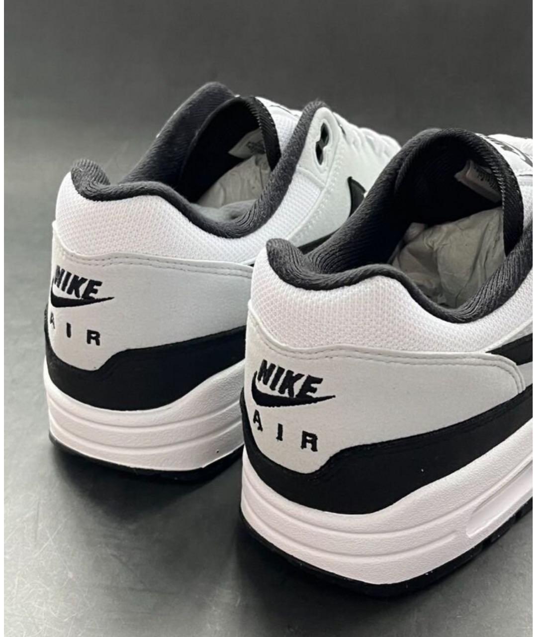 NIKE Черные кожаные низкие кроссовки / кеды, фото 5