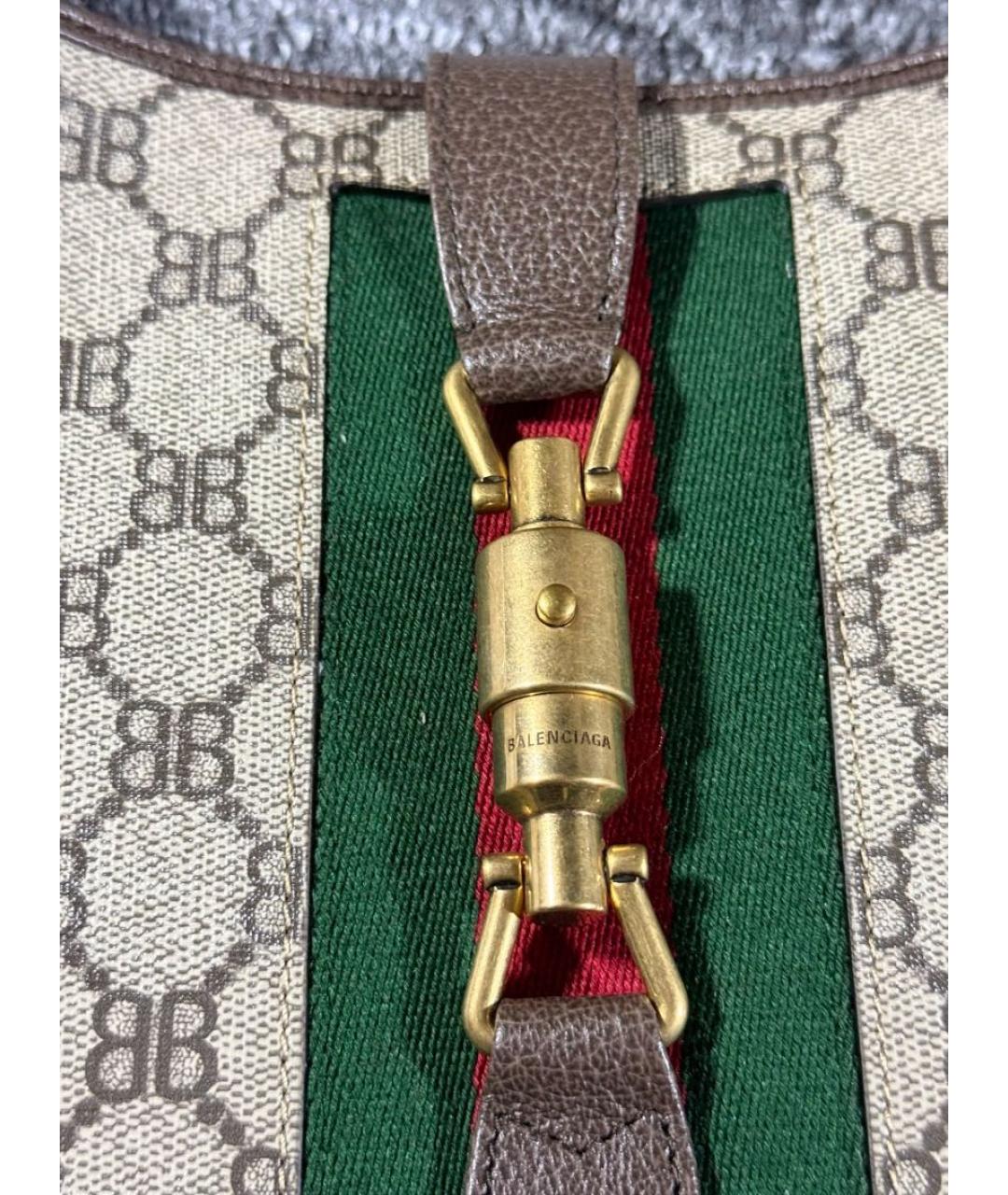 GUCCI Коричневая сумка с короткими ручками, фото 6