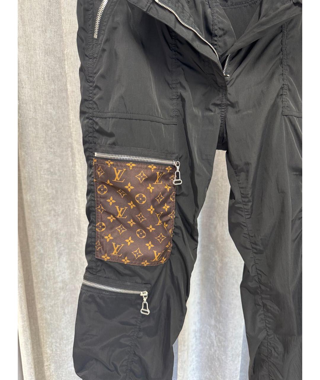 LOUIS VUITTON Черный полиамидовый костюм с брюками, фото 4