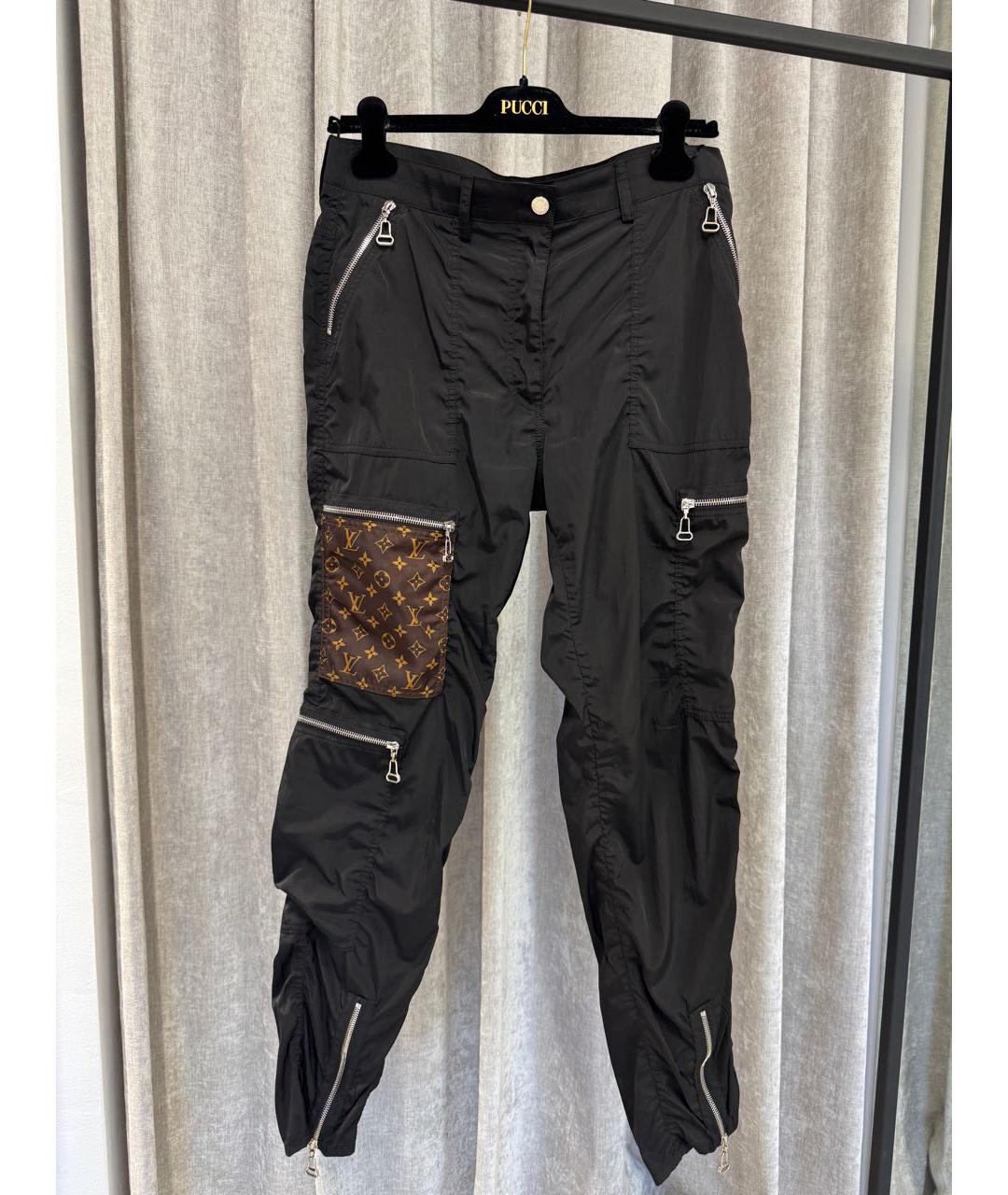 LOUIS VUITTON Черный полиамидовый костюм с брюками, фото 2