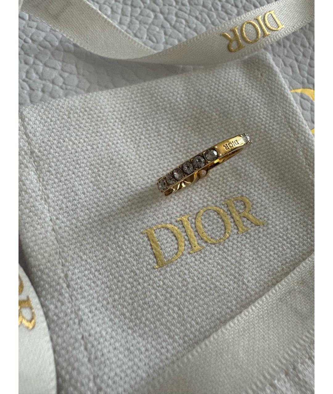 CHRISTIAN DIOR Золотое металлическое кольцо, фото 4